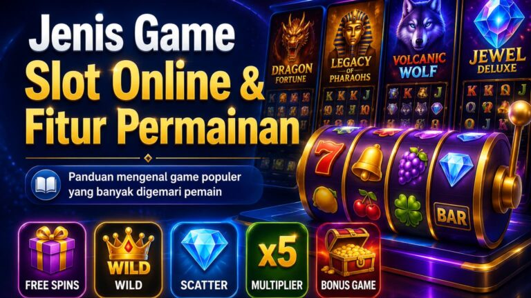 Jenis Game Slot Online dan Fitur Permainan yang Banyak Digemari Pemain